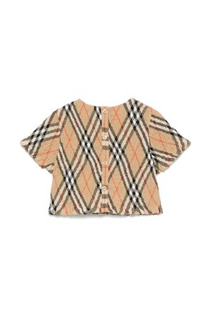 blusa in cotone check BURBERRY KIDS | 8100547B9368